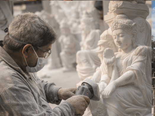 Marble carving process