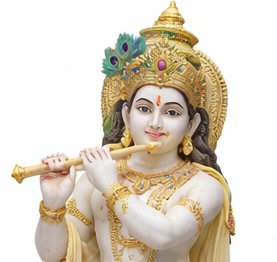 Marble Krishna Moorti
